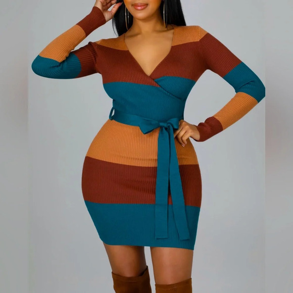 Fall girly sweater dress - Picture 7 of 9